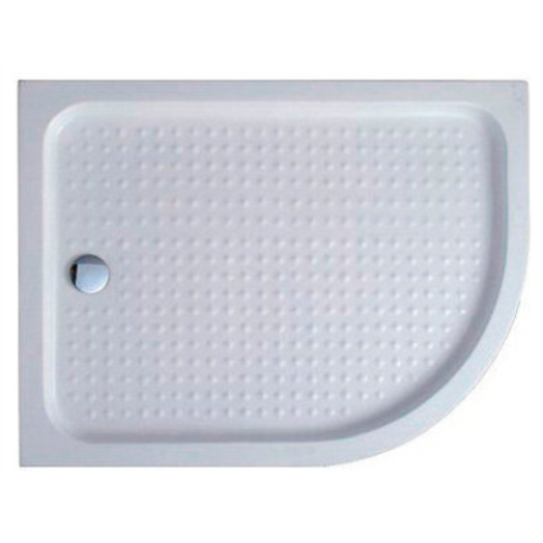 Поддон для душа Cezares Tray 120x80 белый, прямоугольно-асимметричный, акрил, с сифоном, правый