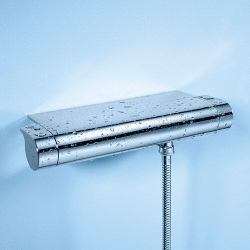 Термостат для душа Grohe Grohtherm 2000 New 34469001 хром, с полочкой