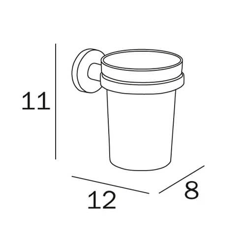 Стакан INDA ONE A2410ANE03