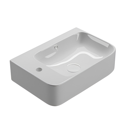 Рукомойник AVS Грэйс 37x25 R, белый