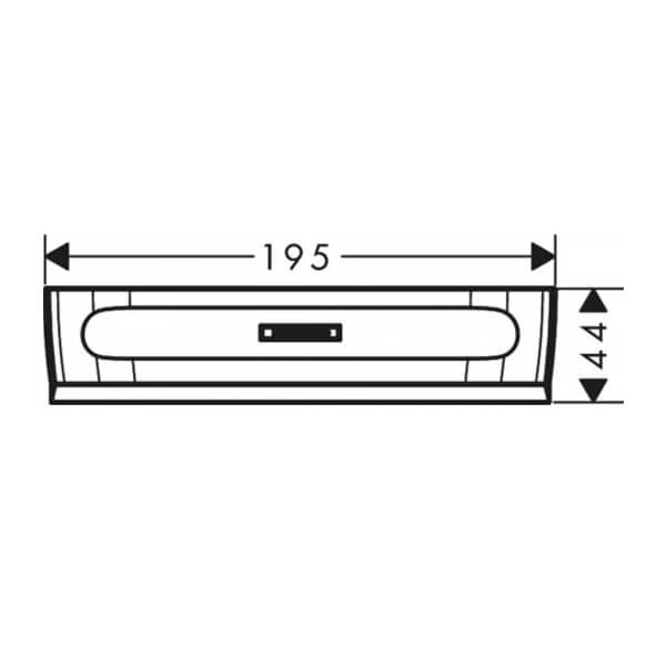 Скребок WallStoris Hansgrohe 27916670