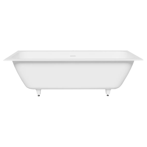 Ванна из искусственного камня Salini Ornella Axis Kit S-Stone 180x80 белая, с ножками и донным клапаном