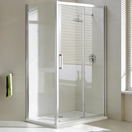 Душевой уголок AVS Квант Квадро 120x80 профиль хром, стекло прозрачное