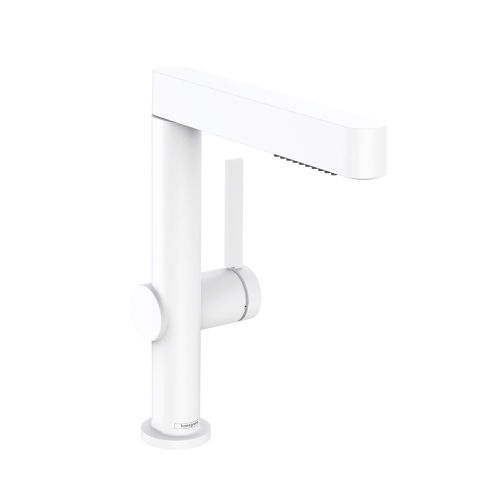 Смеситель для раковины Hansgrohe Finoris 76063700 белый матовый