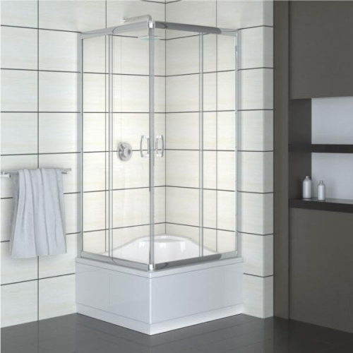 Душевой уголок Radaway Premium Plus 30451-01-01N 90х90 профиль хром, прозрачное стекло