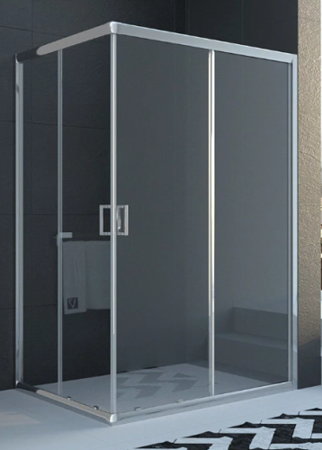 Душ угол RV10 1100х800х1950 Стекло прозр 6мм хром VECONI