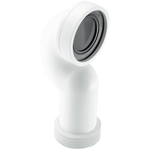 Фановая труба под углом 90 ° с прокладкой 90-110 мм McALPINE MRWC15