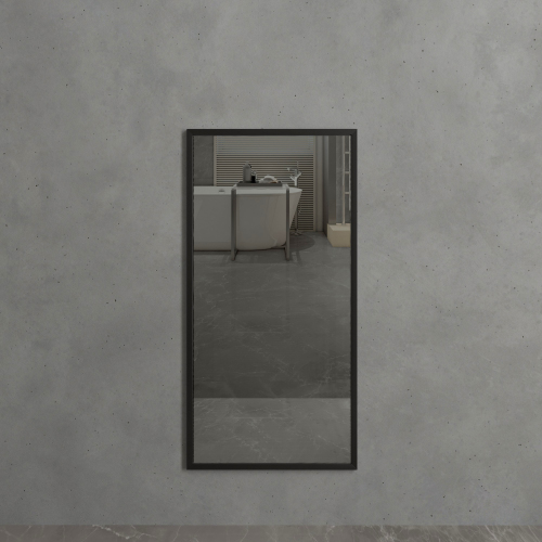 Зеркало AVS Опера 60х120 см, черное