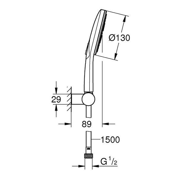 Душевой набор SmartActive RainShower Grohe 26580000