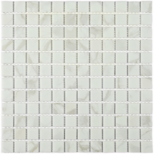 Мозаика Bonaparte Mia White 30x30 стеклянная