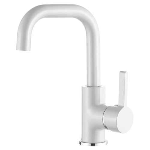 Смеситель для раковины Accoona A9687G белый