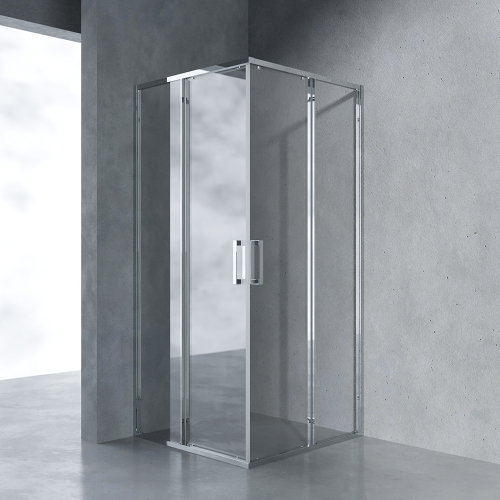 Душевой уголок AVS Куб Лайт 90x90 профиль хром, стекло прозрачное