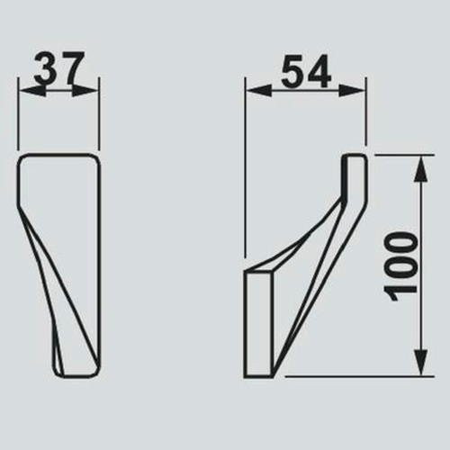 Крючок AVS Illusion, хром