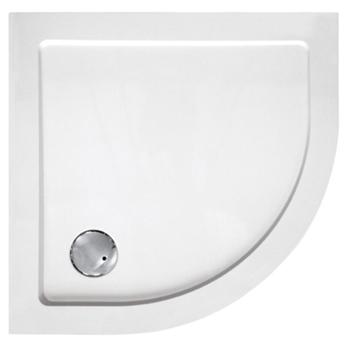 Поддон для душа Cezares Tray 100x100 белый, четверть круга, стеклокомпозит, без сифона