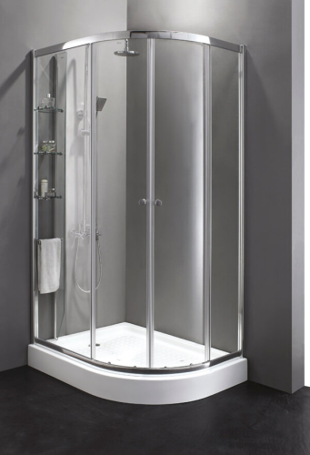 Душевой уголок Cezares Anima ANIMA-W-RH-2-120/100-C-Cr-R 120x100 профиль хром, прозрачное стекло