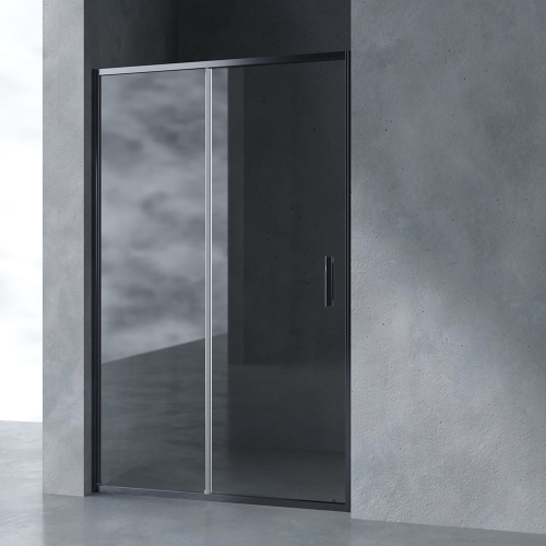 Душевая дверь в нишу AVS Вектор 120 см профиль оружейная сталь, стекло прозрачное