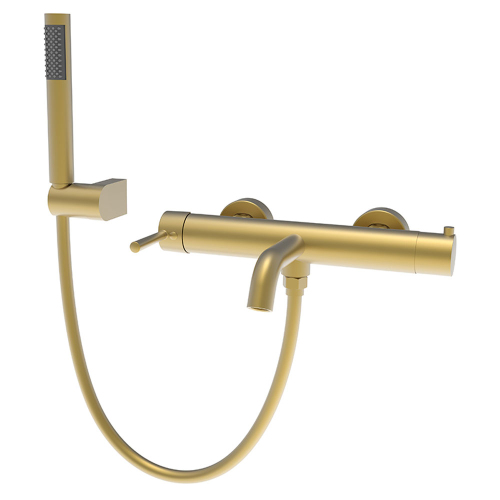 Смеситель для ванны с душем AVS Slimmer брашированное золото