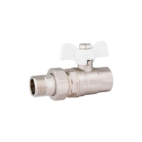 Кран с американкой 3/4 ST2325=PF325 белая бабочка ProFactor pfUBV325S