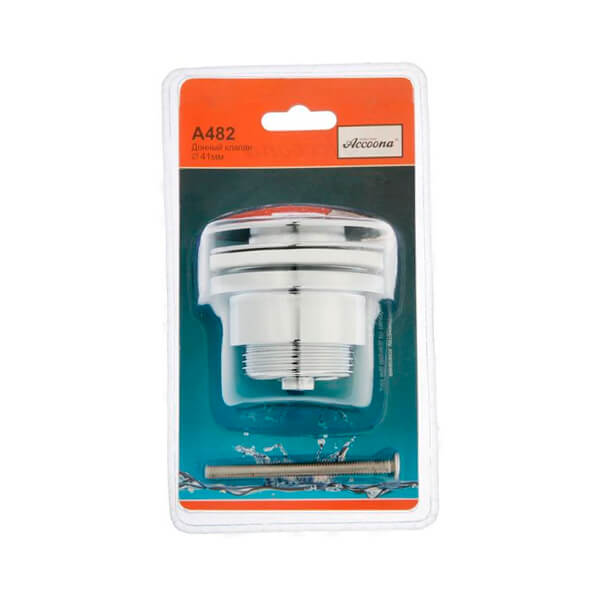 Донный клапан Accoona A482 хром