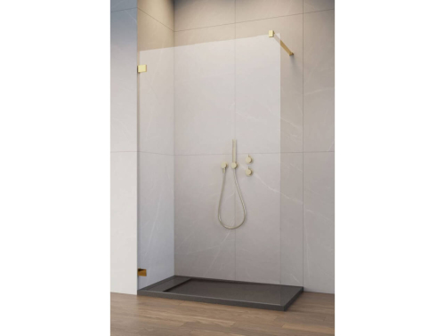 Душевая перегородка Radaway Essenza Pro 8 Walk-in 95 профиль золото, стекло прозрачное