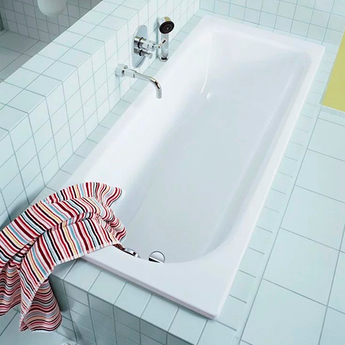 Стальная ванна Kaldewei Eurowa 170х70 белая, без ножек