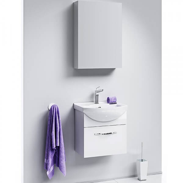 Тумба с раковиной 50 подвесная Аллегро Aqwella Agr.01.05/1