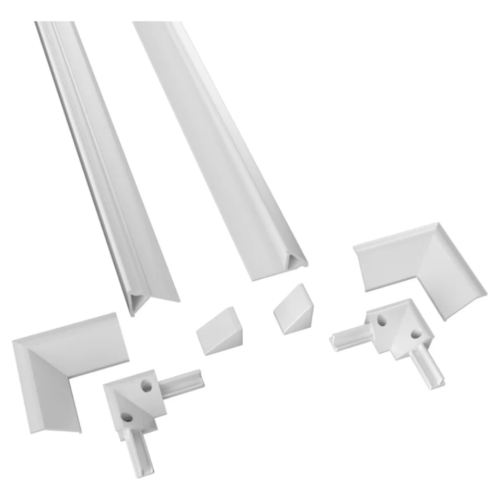 Бордюр Excellent PROF-PVC 200 см, 2 шт, с комплектом заглушек