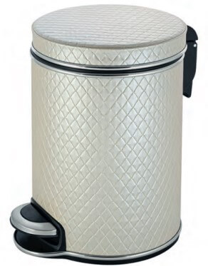 Ведро для мусора бежевое 5 л GERALIS V-NCLH-B