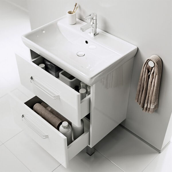 Тумба с раковиной 70 напольная Neo Aqwella Neo.01.07