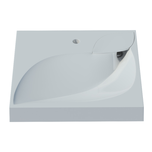 Раковина Madera List 4627173210546 60x54,5 белая с кронштейнами