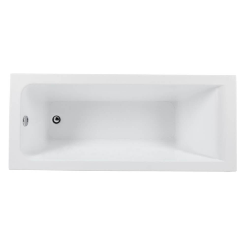 Акриловая ванна Aquanet Bright 165x70 белая, c каркасом и экраном
