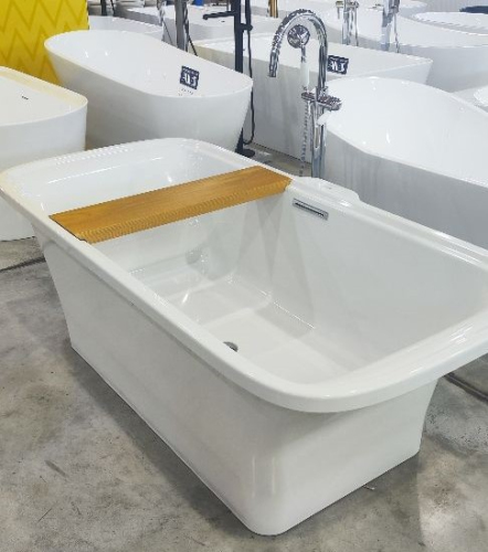 Ванна из искусственного камня Jacob Delafon Elite Flight 180x85 белая с ножками и сиденьем (Уценка 45%)