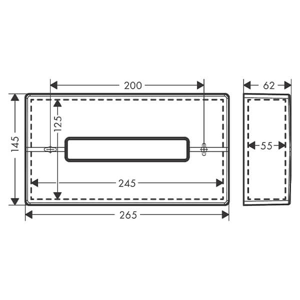 Держатель для салфеток Hansgrohe бронза 41774140