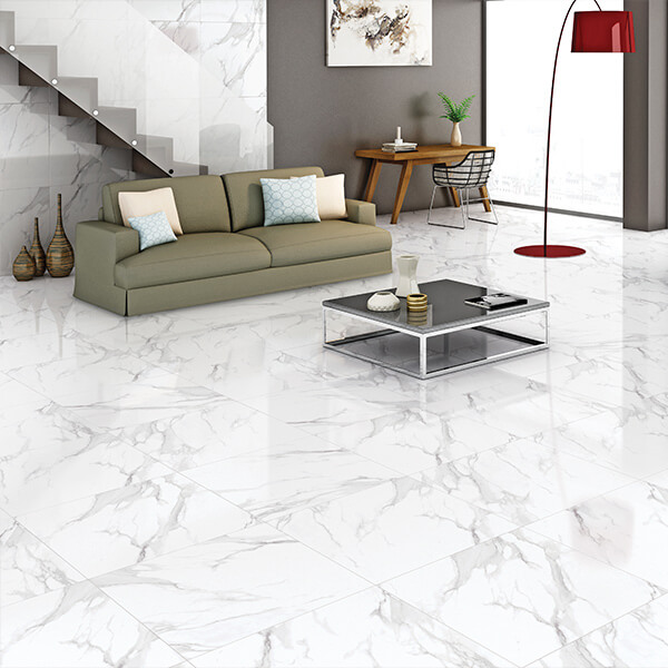 Керамогранит 60x60 полированный Statuario mercury AVS by Colortile