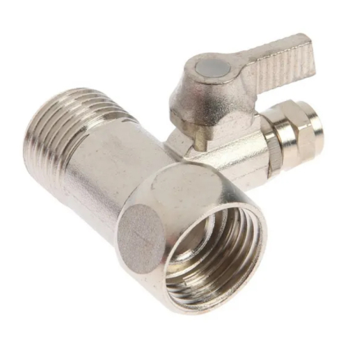 Кран-тройник Аквамодуль AS-16 1/2г-1/2ш-1/4ц хром