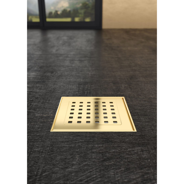 Душевой трап MCH Chudej 12х12 Gate, золото