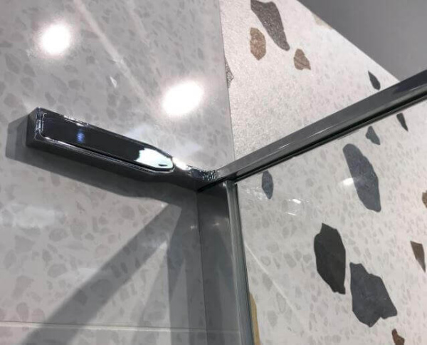 Душевой уголок Cezares Slider SLIDER-AH-1-90-90/100-C-Cr 90х90-100 профиль хром, прозрачное стекло