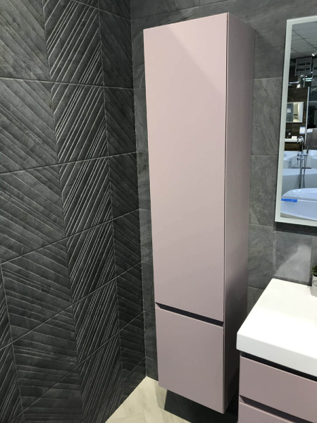 Шкаф-пенал Kerama Marazzi Cubo 35 R мальва матовый