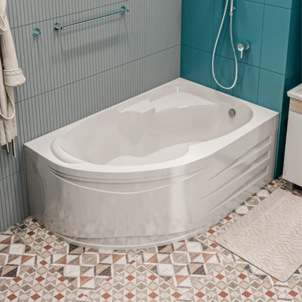 Акриловая ванна Marka One Diana 160x100 R белая, без каркаса