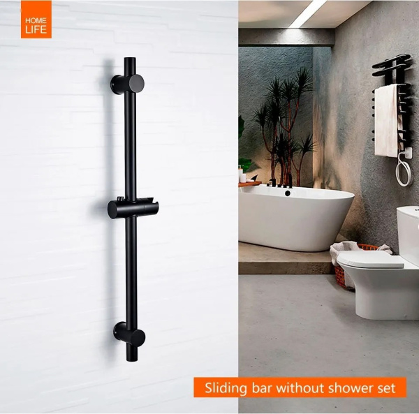 Душевая штанга Accoona A413F черный матовый