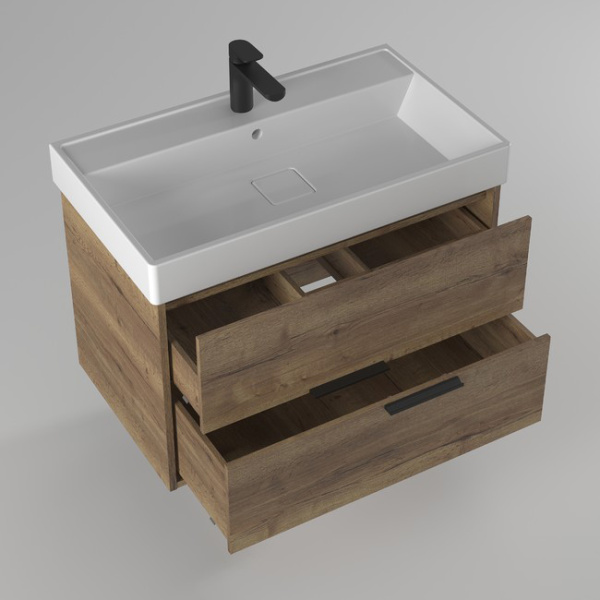 Тумба с раковиной Briz Тесо 243 03-18080-17Н 80 см