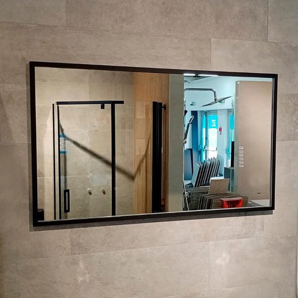 Зеркало с подсветкой AVS Мичиган 70x120 см, черное