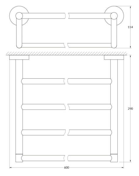 Полка для полотенца Harmonie Artwelle HAR 033