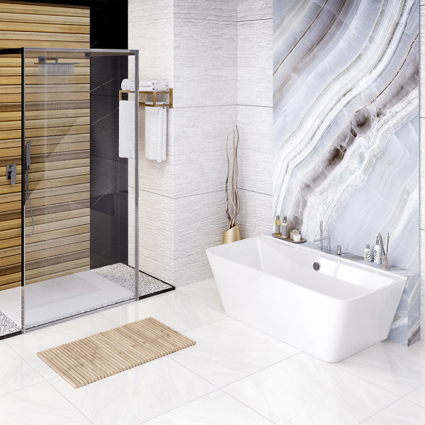 Ванна из искусственного камня Aqua de Marco Dante 170x75 белая