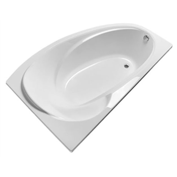 Акриловая ванна Marka One Julianna 170x100 R белая, без каркаса