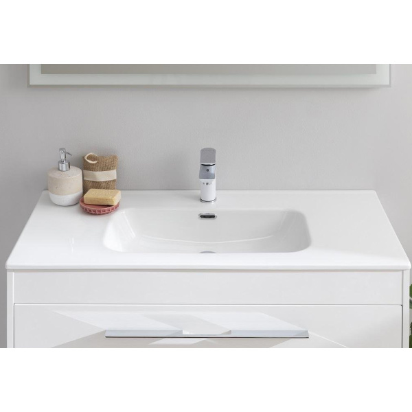 Мебельная раковина Aquanet Flat 254365 101x46,5 белая