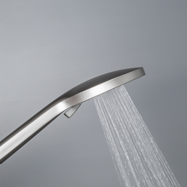 Смеситель для ванны с душем AVS Pulse оружейная сталь