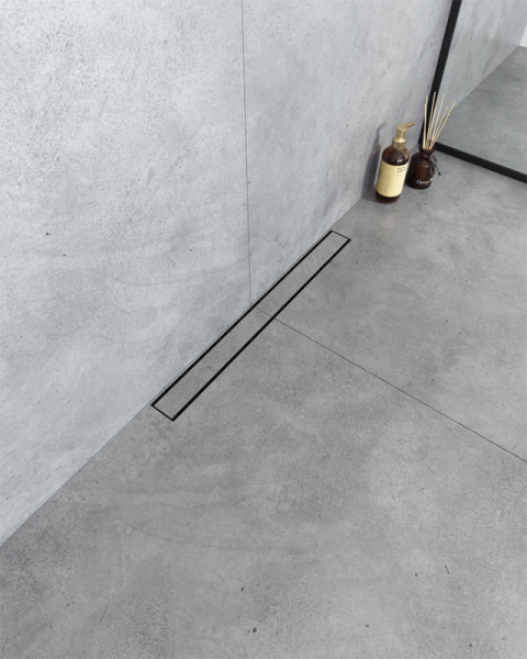 Душевой лоток Boheme Premium Linear 60 см, черный