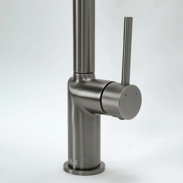 Смеситель для кухни AVS Pulse оружейная сталь