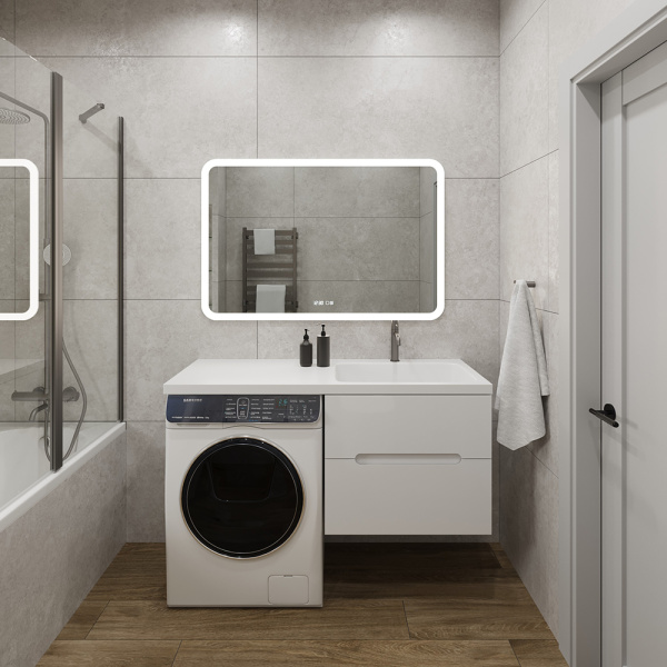 Раковина AVS Прима 130x48 R, белая